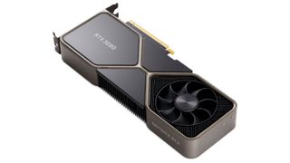 Nvidia GeForce RTX 3080 valkoista taustaa vasten