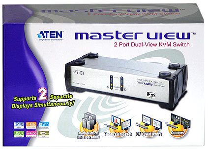 Aten Masterview Series: Switch Boxes For Dual Displays - KVM Switches ...