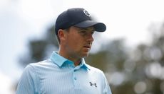 Jordan Spieth looks on during the Players Championship