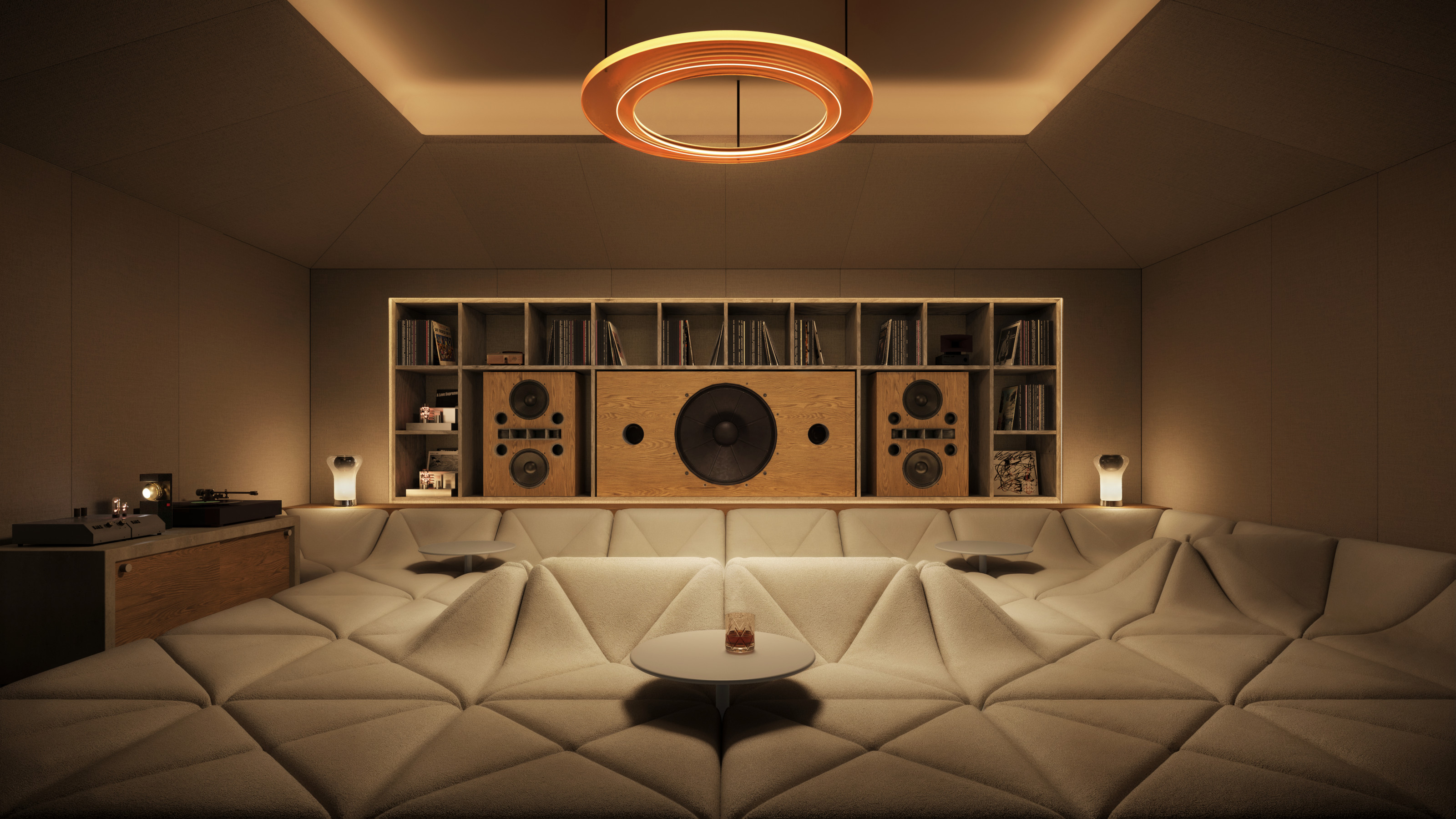 A render of the new Subliminal listening room at Stylus NYC
