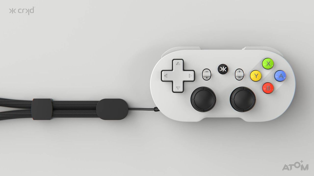 Image of the Pal Grey CRKD Atom+ controller.