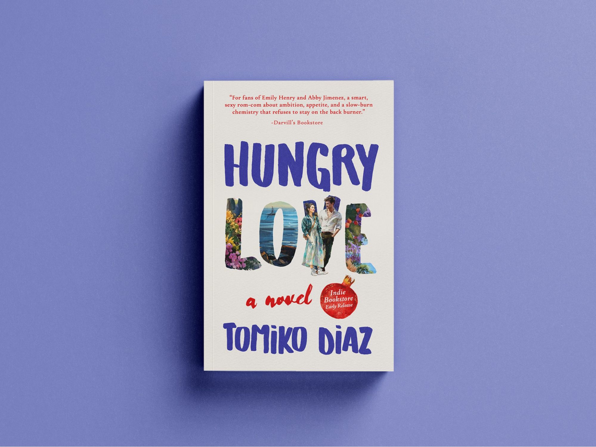 book called Hungry Love a novel by Tomiko Diaz cover