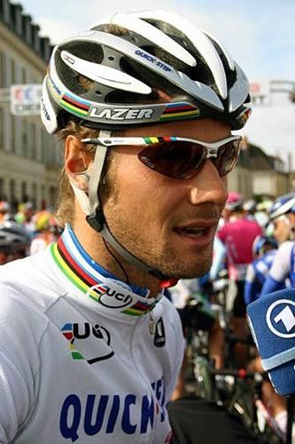 Tom Boonen (Quick Step-Innergetic) is the big star of the day