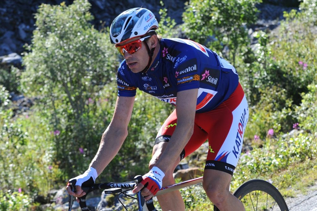 Alexander Kristoff (Katusha) in the race leader's jersey