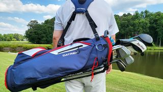 Datrek 2022 Carry Lite Stand Bag strap system