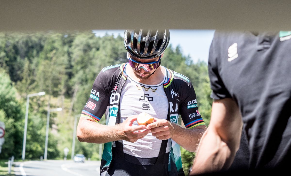 Peter Sagan gets ready for a training ride.