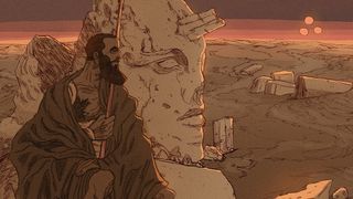 Character art that blends elements of European illustration and manga