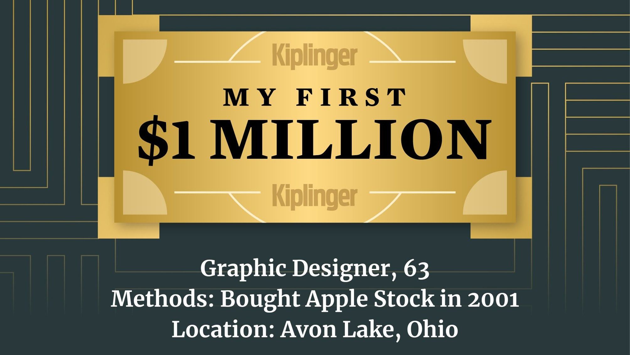 My First $1 Million: Graphic Designer, 63, Avon Lake, Ohio