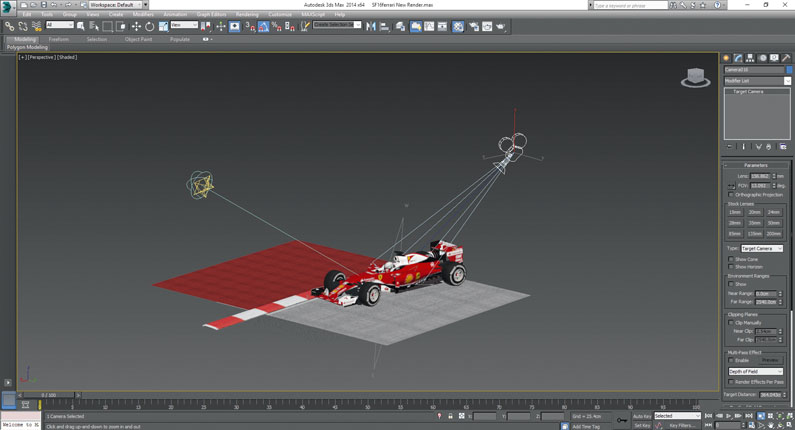 Using mental ray for the light