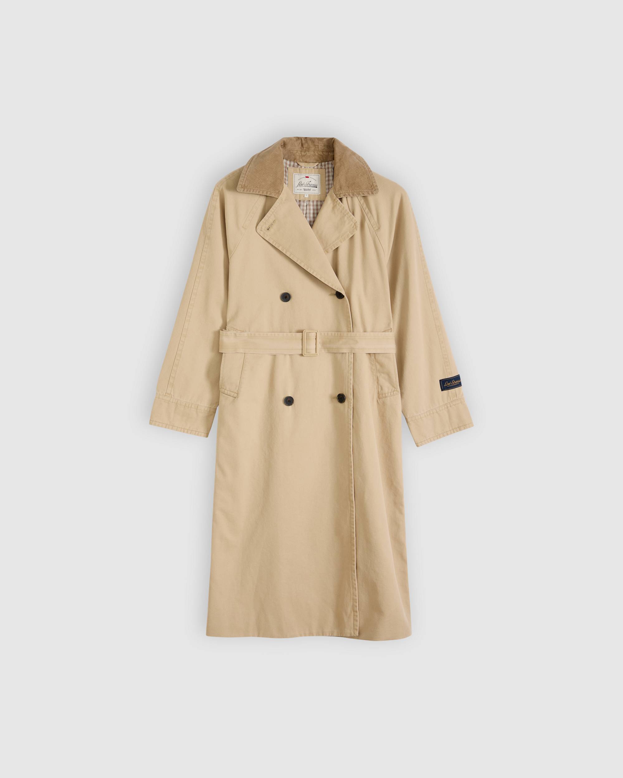 levi's, Bree Classic Long Trench Coat