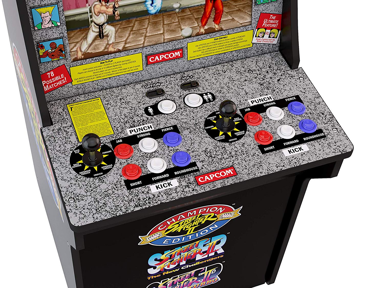 street fighter 2 arcade machine