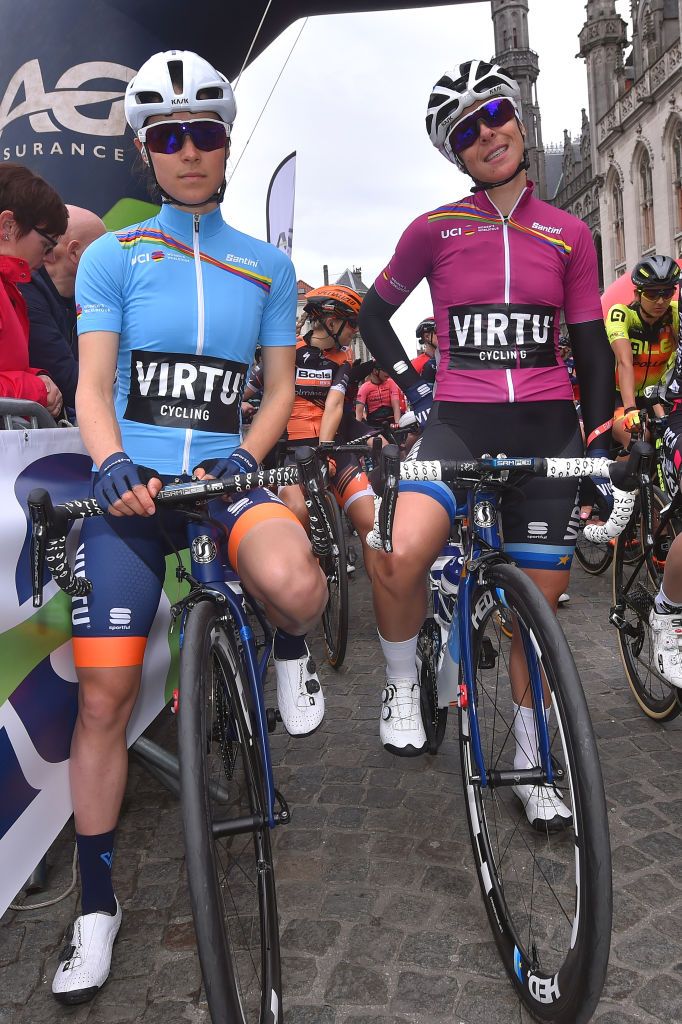 Teammates Marta Bastianelli and Sofia Bertizzolo