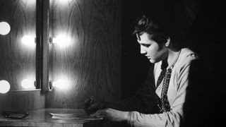 A still of Elvis Presley in Netflix documentary Return of the King.