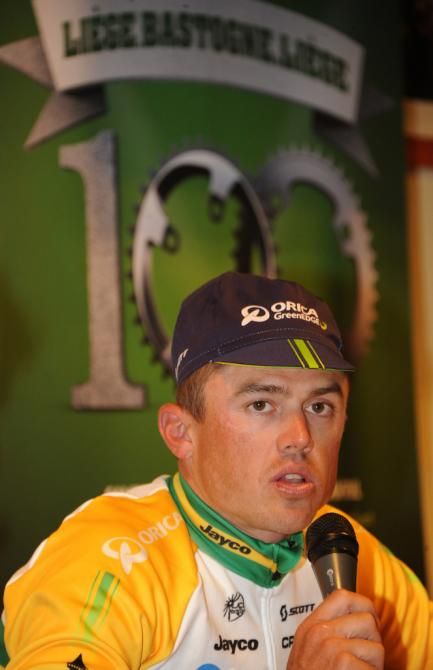 Simon Gerrans (Orica-GreenEdge) in his casquette