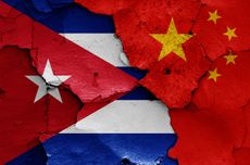 china and cuba's flags