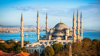 The Blue Mosque in Istanbul. The city was captured by the Ottomans in 1453, but when did its name change from Constantinople?