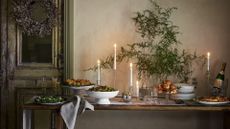 Christmas side table