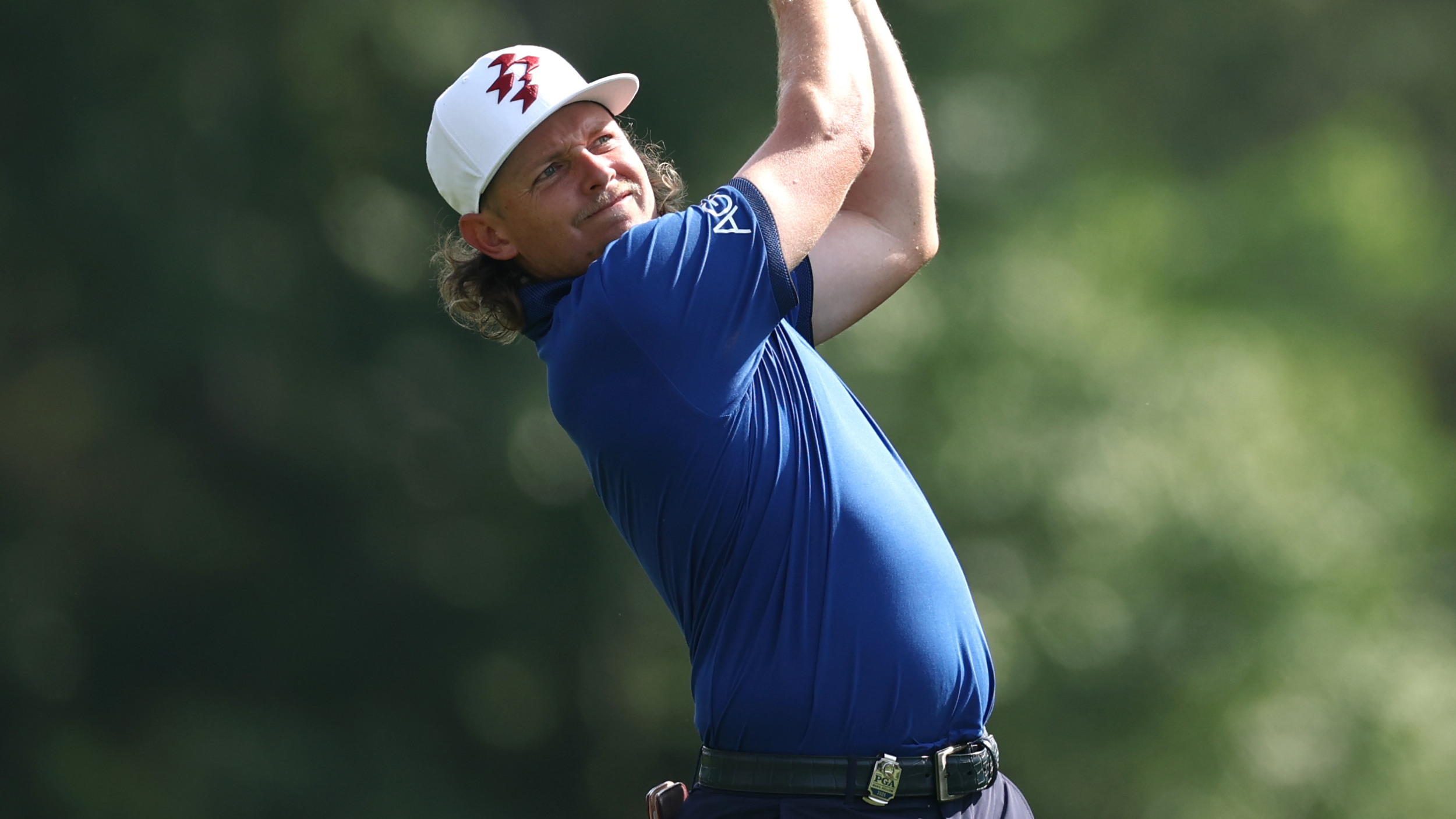 Cameron Smith takes a shot at the PGA Championship