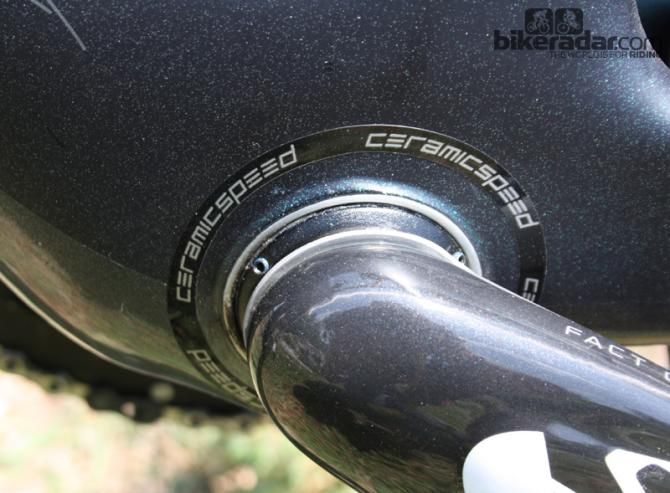 Powe transfer won&rsquo;t get much smoother &ndash; or neater - than the Ceramic Speed BB