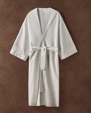 Embroidered Dressing Gown