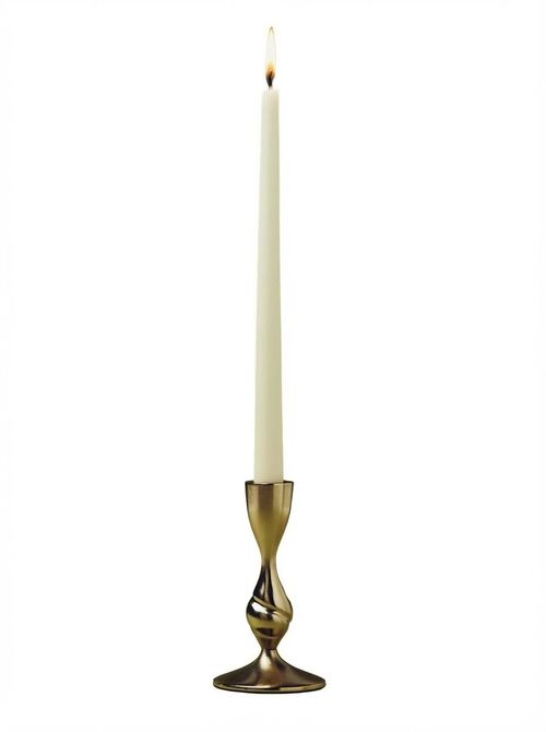 Naya Tinted Brass Lacquer Taper Candle Holder