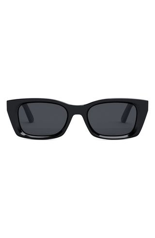 'diormidnight S3i 52mm Rectangular Sunglasses