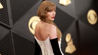 LOS ANGELES, CALIFORNIA - FEBRUARY 04: Taylor Swift attends the 66th GRAMMY Awards at Crypto.com Arena on February 04, 2024 in Los Angeles, California. 