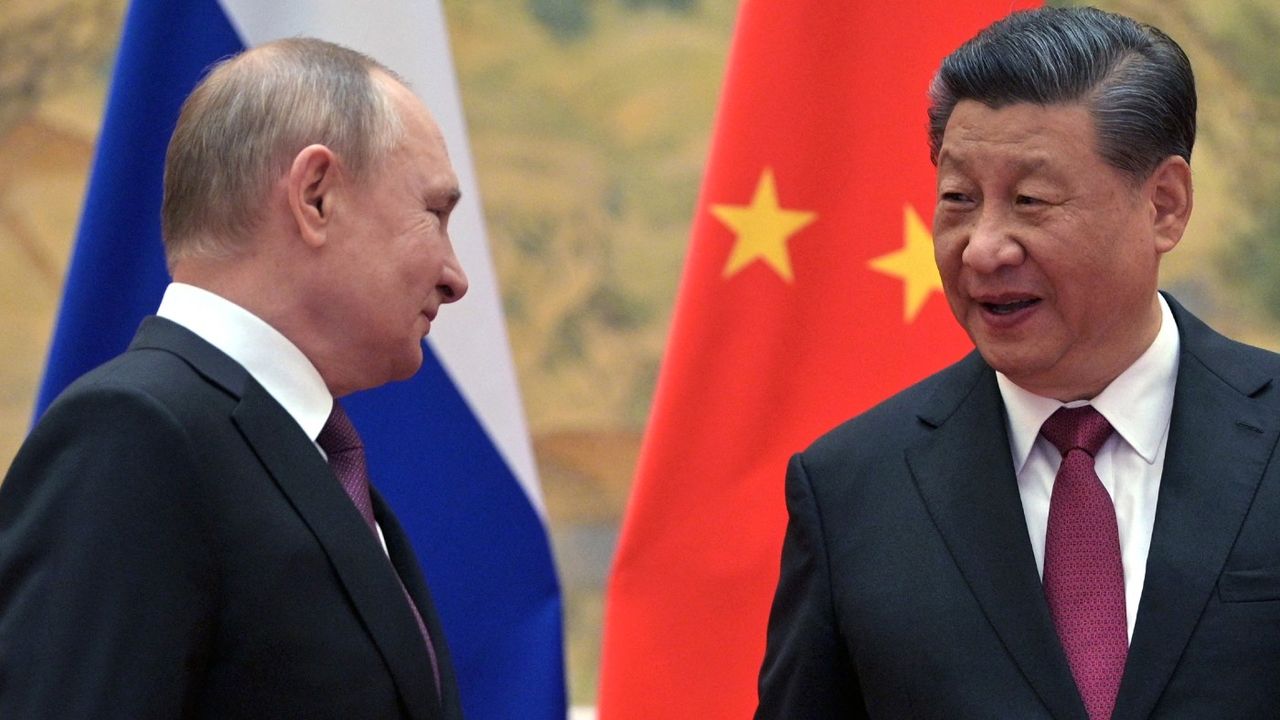 Putin and Xi in Beijing, on February 4, 2022