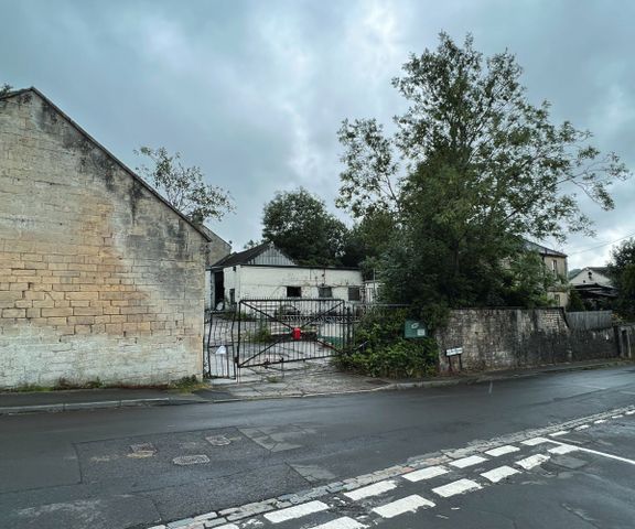 brownfield plot accessed off road