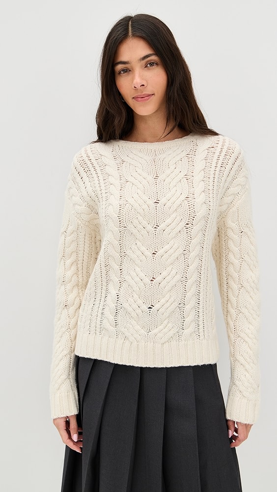 Le Bop Sabine Cable Knit Sweater