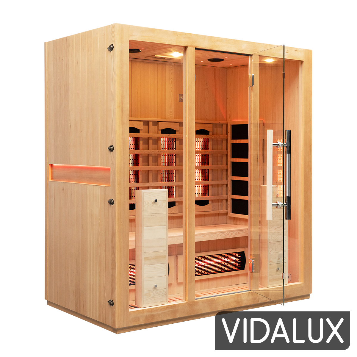 Premier 4 Person Full Spectrum Infrared Sauna With Complete Heat