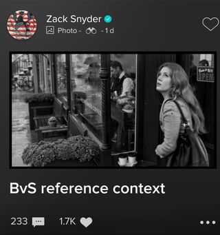 Zach Snyder cameo with Amy Adams in cut Justice League scene