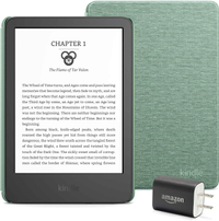 Kindle Essentials Bundle w/ Kindle (2024), fabric cover, and power adapter:$161.97$121.97 with Prime at Amazon