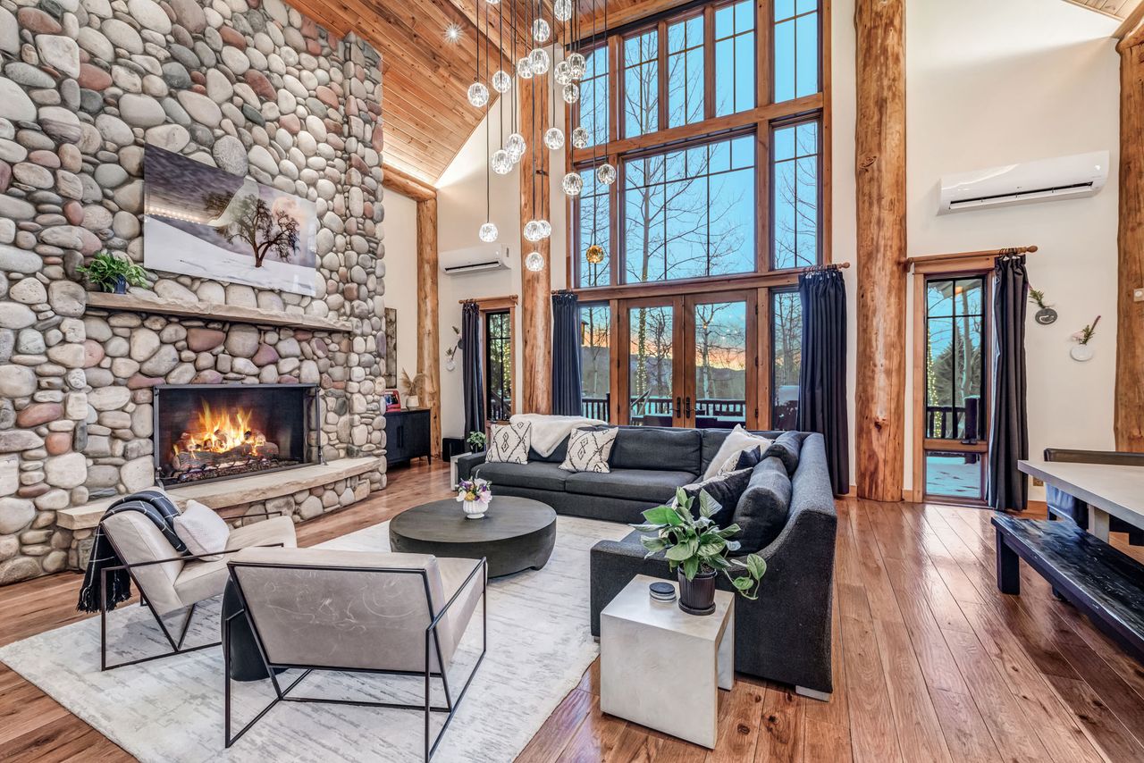 Images of a home for sale in Steamboat Springs, Colorado.