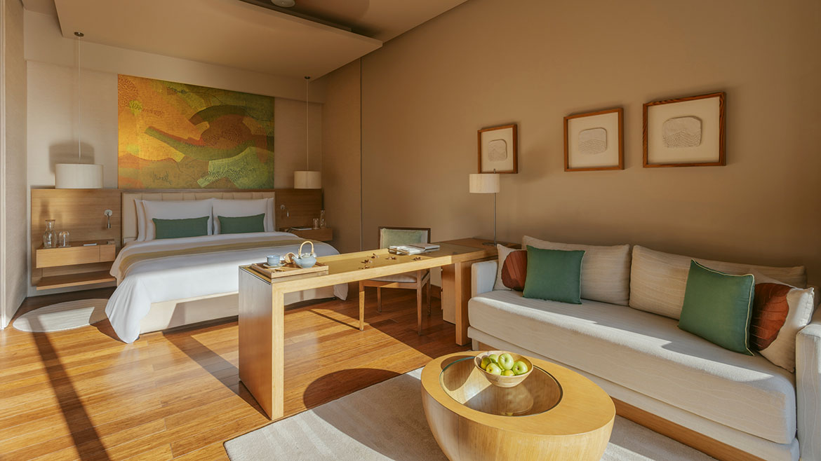 A garden room at Six Senses Vana