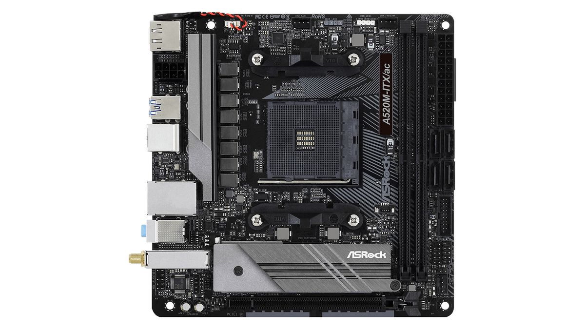ASRock's First A520 AMD Motherboards Are All Small Form Factor