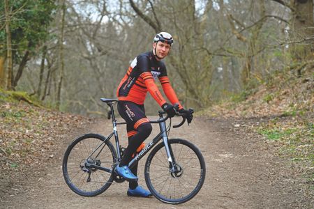 Danny Lloyd on his bike