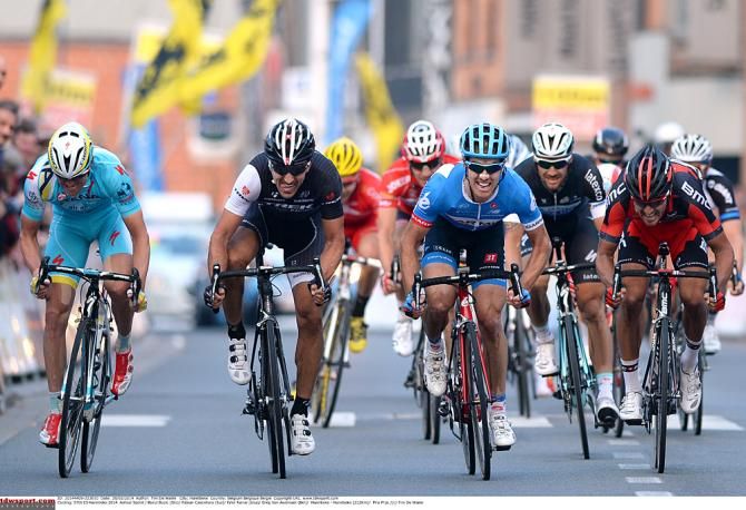 Tyler Farrar (Garmin-Sharp) showed his speed is back in E3 Harelbeke