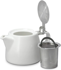 FORLIFE Stump Teapot with SLS Lid and Infuser, 18-Ounce, White for $37.55, at Amazon