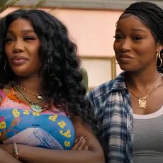 sza and keke palmer in a still from one of them days