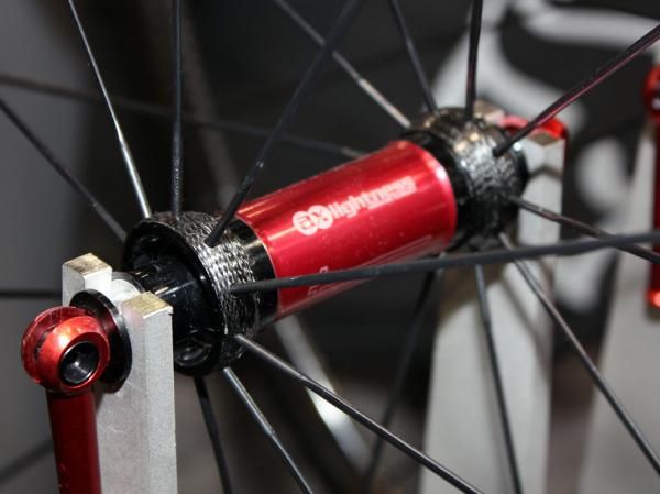AX-Lightness's shallow 24mm carbon tubulars are just the thing for when the road turns skywards.