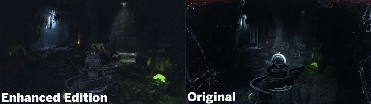 Metro Exodus Enhanced Edition compared with the Original Edition