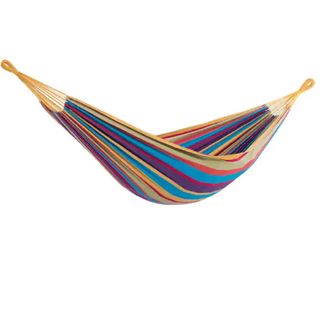 A colorful hammock