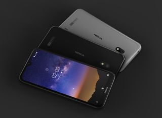 The Nokia 2.2 is available in Steel or Tungsten Black, though Xpress-on covers can be purchased