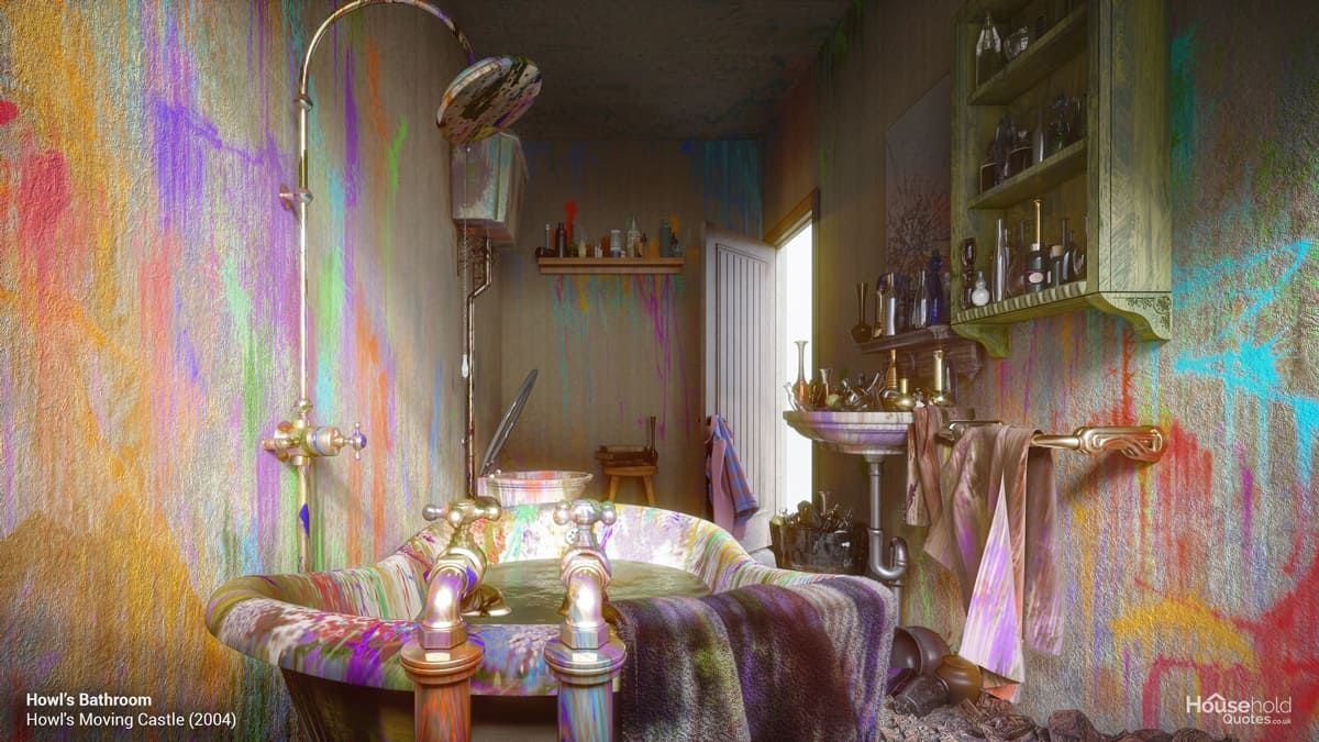 Howl's Moving Castle bathroom