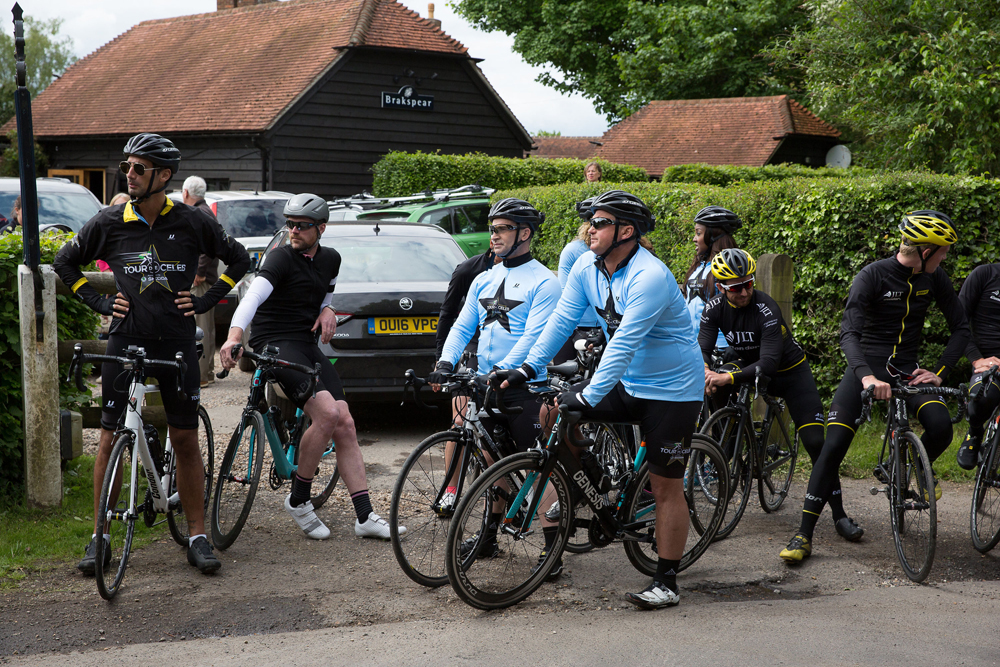 Tour de Celeb 2016 Ep 2 - Hugo Taylor, Rob Hayles, Louie Spence, Darren Gough, Angellica Bell.