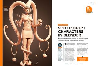 Speed sculpt characters in blender