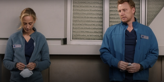 Grey's Anatomy Teddy Altman Owen Hunt breakup outside hospital