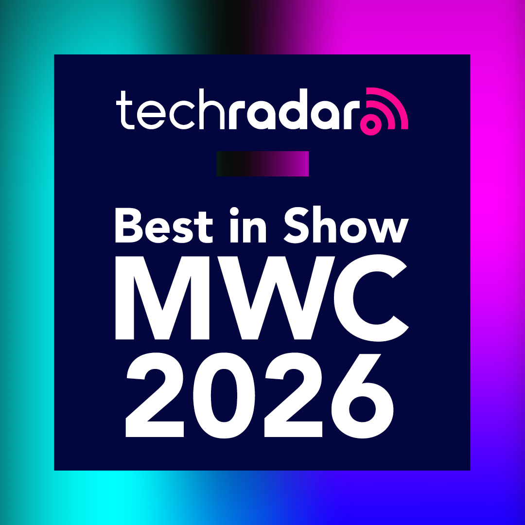 TechRadar's MWC 2026 award logo