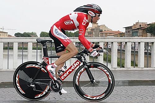 Michael Blaudzun (CSC) showing good form